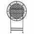 Chivari 32" Antique Black Bistro Cocktail Table TBBBMB-AX-T