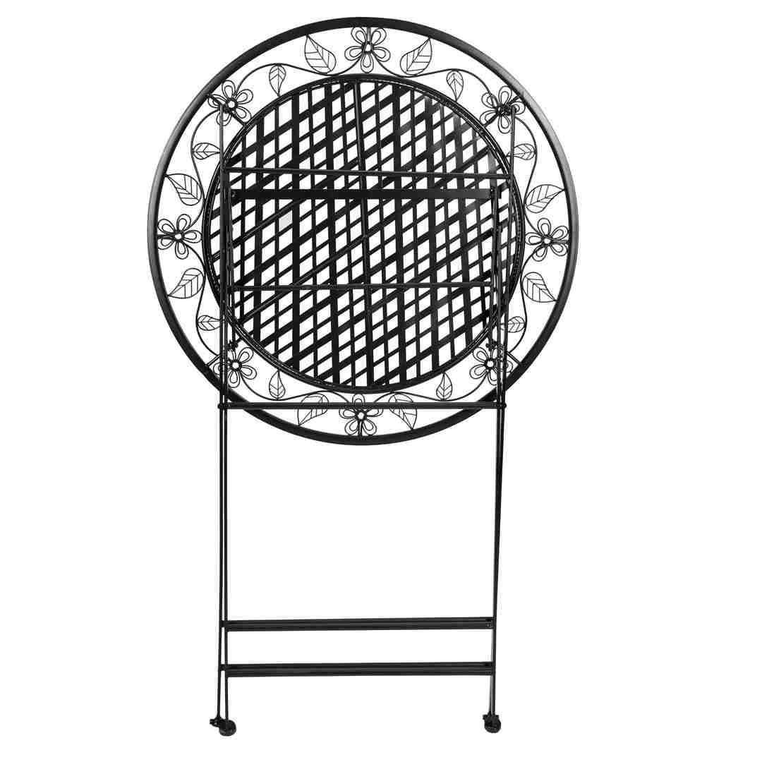 Chivari 32" Antique Black Bistro Cocktail Table TBBBMB-AX-T