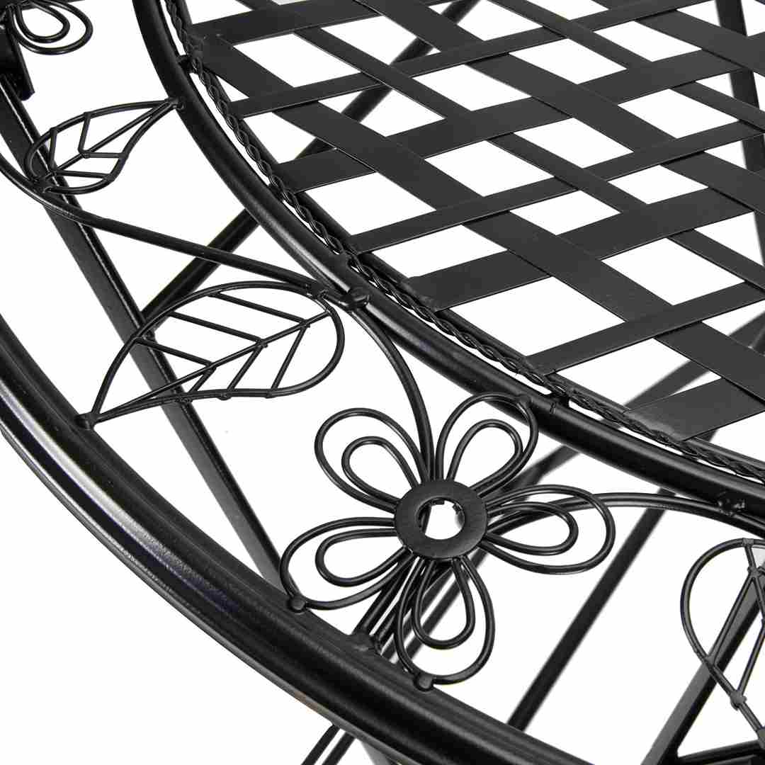 Chivari 32" Antique Black Bistro Cocktail Table TBBBMB-AX-T