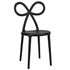 Chivari Black Resin Bow Chair with Round Seat CBORB-ZG