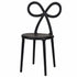 Chivari Black Resin Bow Chair with Round Seat CBORB-ZG