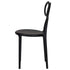 Chivari Black Resin Bow Chair with Round Seat CBORB-ZG