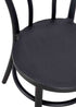 Chivari Black Licorice Resin Bentwood Festive Chair CBFRB-ZG-T