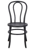 Chivari Black Licorice Resin Bentwood Festive Chair CBFRB-ZG-T