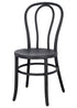 Chivari Black Licorice Resin Bentwood Festive Chair CBFRB-ZG-T