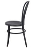 Chivari Black Licorice Resin Bentwood Festive Chair CBFRB-ZG-T