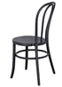 Chivari Black Licorice Resin Bentwood Festive Chair CBFRB-ZG-T