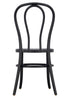 Chivari Black Licorice Resin Bentwood Festive Chair CBFRB-ZG-T