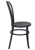 Chivari Black Licorice Resin Bentwood Festive Chair CBFRB-ZG-T