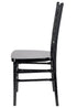 Chivari Black Diamond Back Chair - 4 Pack - Some Assembly Required CDRB-U-ZG-T-4