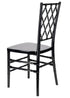 Chivari Black Diamond Back Chair - 4 Pack - Some Assembly Required CDRB-U-ZG-T-4