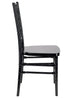 Chivari Black Diamond Back Chair - 4 Pack - Some Assembly Required CDRB-U-ZG-T-4