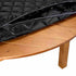 Chivari Black 60" (5 Foot) Round Farm Table Protective Cover P-CVR-FRM-60RD-AX-T