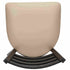 Chivari Ladder Back Restaurant Chair with Black Metal Frame and Light Gray Vinyl Seat CLMBVLGY-ZF-KT