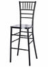 Chivari Black Resin Steel Skeleton™ Chiavari Barstool - 2 Pack - Some Assembly Required BCRB-KD-ST-AX-2