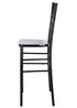 Chivari Black Resin Steel Skeleton™ Chiavari Barstool - 2 Pack - Some Assembly Required BCRB-KD-ST-AX-2