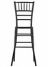 Chivari Black Resin Steel Skeleton™ Chiavari Barstool - 2 Pack - Some Assembly Required BCRB-KD-ST-AX-2