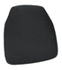 Chivari Black 1.75" Thick Fabric Panel Back Chiavari Chair Cushion and SlipNot™ Technology CUSHPANFAB-BLK-A