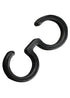Chivari 80 Pack Black Small Poly Folding Clip to connect Poly Chairs PARTS-FOLD-POLY-CLIP-BL80S