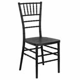 Black Woodgrain™ Resin Steel Skeleton Chiavari Chair