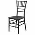 Chivari Black Woodgrain™ Resin Steel Skeleton Chiavari Chair CCRBB-STEEL-AX-T