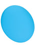 Chivari Sky Blue Round Vinyl Panel Back Cushion CUSH-PANVIN-RDBLU-ZG-T