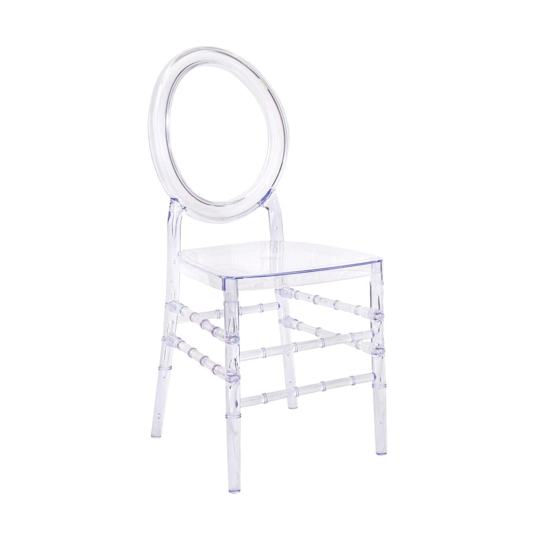 Chivari Clear Resin ProClear™ Oval Ring Chair CORRC-ZG-T
