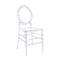 Chivari Clear Resin ProClear™ Oval Ring Chair CORRC-ZG-T