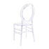 Chivari Clear Resin ProClear™ Oval Ring Chair CORRC-ZG-T