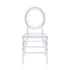 Chivari Clear Resin ProClear™ Oval Ring Chair CORRC-ZG-T