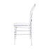 Chivari Clear Resin ProClear™ Oval Ring Chair CORRC-ZG-T
