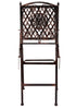 Chivari Bronze Barcelona Bistro Barstool with Square Seat and Back BBBMBR-AX-T