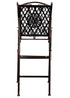 Chivari Bronze Barcelona Bistro Barstool with Square Seat and Back BBBMBR-AX-T