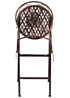 Chivari Bronze Barcelona Bistro Barstool with Round Seat and Back BBBMRBR-AX-T