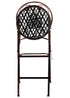 Chivari Bronze Barcelona Bistro Barstool with Round Seat and Back BBBMRBR-AX-T