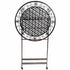 Chivari 32" Bronze Barcelona Bistro Cocktail Table TBBBMBR-AX-T