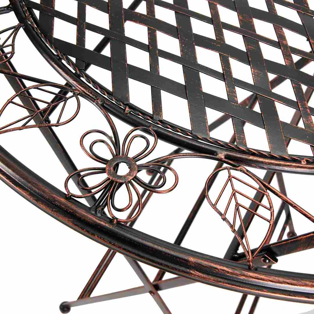 Chivari 32" Bronze Barcelona Bistro Cocktail Table TBBBMBR-AX-T