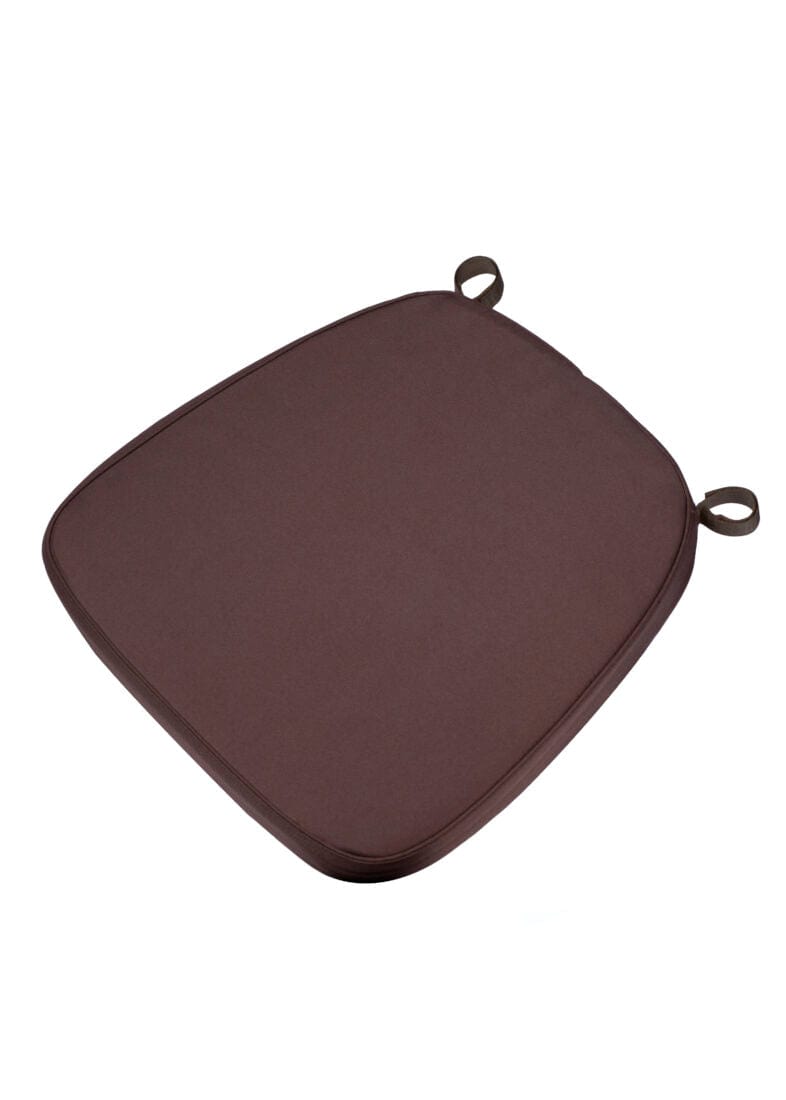 Chivari Brown 2.0" Thick Chiavari Chair Cushion CUSHSTRAPBRN-T