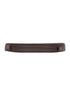 Chivari Brown Fabric 2” Thick Cross Back Cushion CUSHXSTRAP-BRN-AX-T