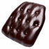 Chivari Brown 1.75" Thick Vinyl Tufted Panel Chiavari Chair Cushion CUSHPANVINTUFTBRN-AX-T
