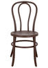 Chivari Chocolate Brown Resin Bentwood Festive Chair CBFRBR-ZG-T
