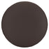 Chivari Chocolate Brown Round Vinyl Panel Back Cushion CUSH-PANVIN-RDBRN-ZG-T