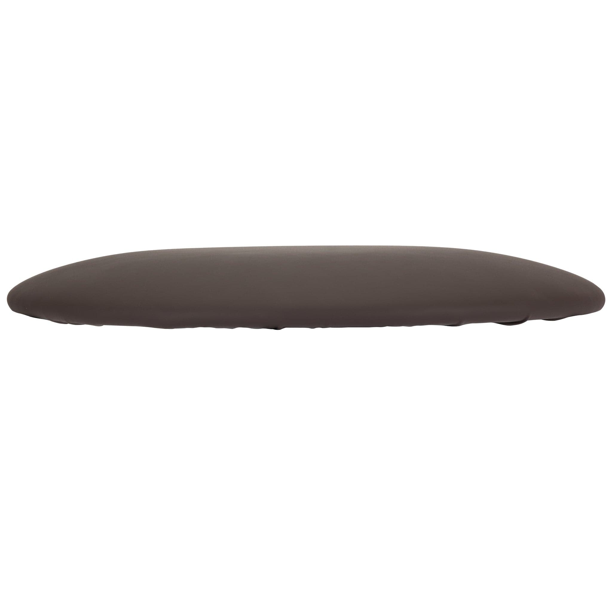 Chivari Chocolate Brown Round Vinyl Panel Back Cushion CUSH-PANVIN-RDBRN-ZG-T