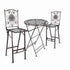 Chivari Barcelona Bistro Set in Bronze includes 32" Cocktail Table and 2 Barstools BBBMBR-KT-AX