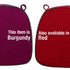 Chivari Burgundy with Burgundy Piping 2.5" Thick Chair Cushion - World's Best Cushions CUSHBST-BGBG-AX-T