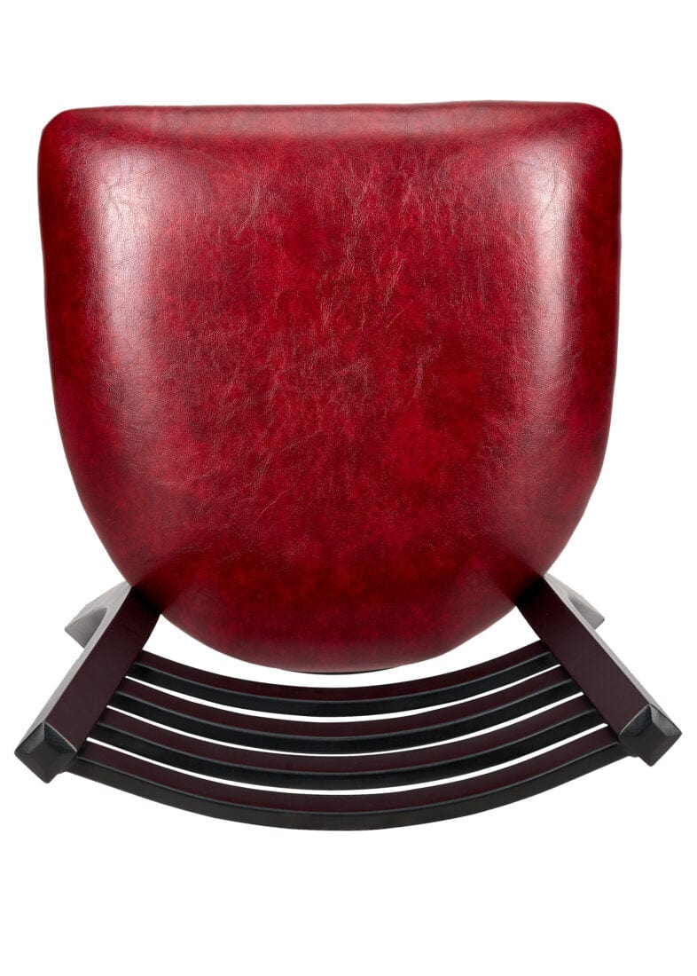 Chivari Ladder Back Restaurant Chair with Black Metal Frame and Burgundy Vinyl Seat CLMBVBU-ZF-KT