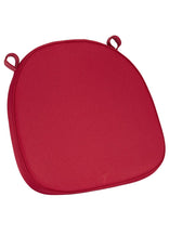 Burgundy Fabric 2” Thick Cross Back Cushion