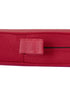 Chivari Burgundy Fabric 2” Thick Cross Back Cushion CUSHXSTRAP-BURG-AX-T