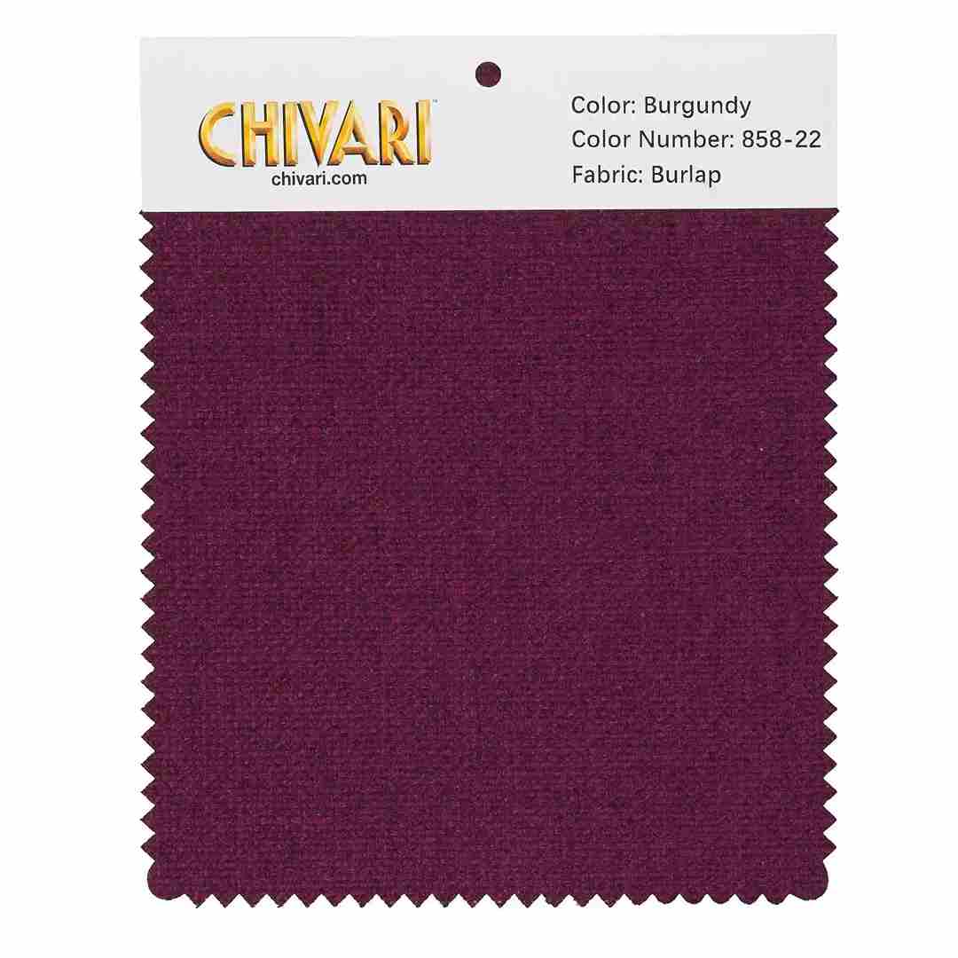 Chivari World’s Best Cushion Fabric Swatch – Burgundy SW-B-BG-A