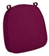 Chivari Burgundy with Burgundy Piping 2.5" Thick Chair Cushion - World's Best Cushions CUSHBST-BGBG-AX-T